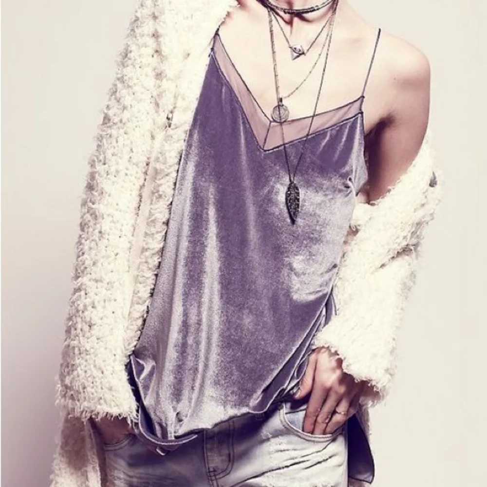 Free People Velvet Tank Top - Picture 3 of 5